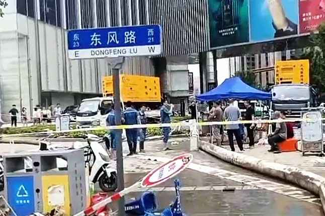 热博官方网页版-热博(中国)排涝突击队在排涝现场